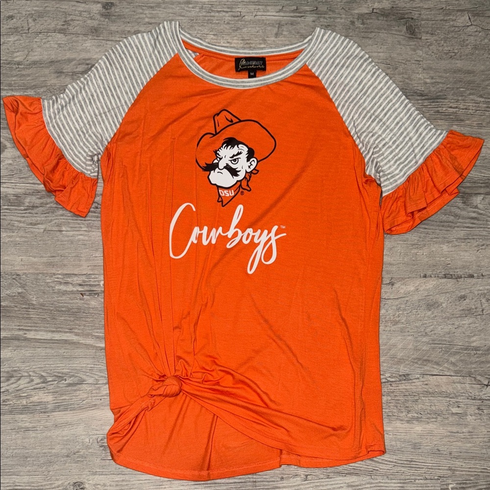 Oklahoma State Cowboys Shirt with Pistol Pete Design
